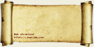 Danica Mitanović vizit kartica